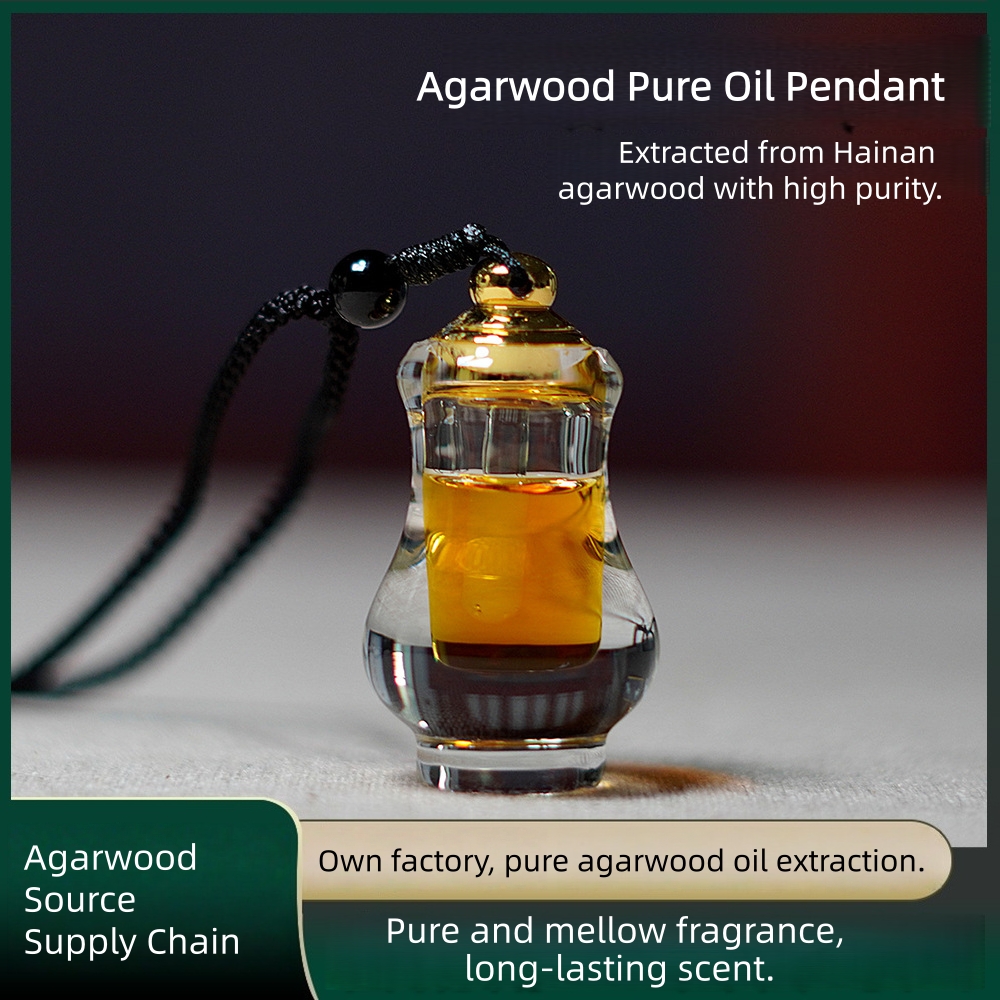Body Jewelry Co - Agarwood Essential Oil Pendant,Supercritical CO₂ Extraction