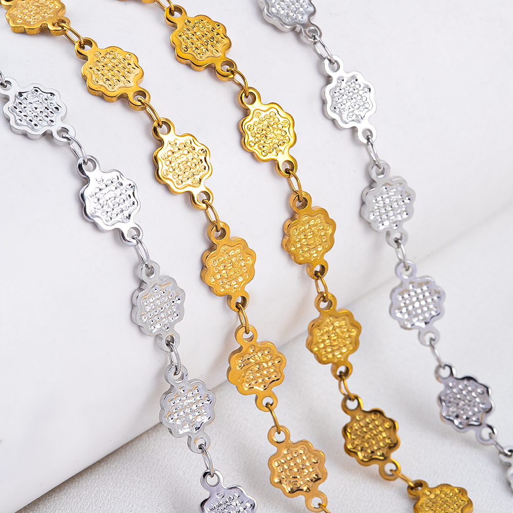 1meter Striped Flower Stainles - đánh giá và giá Body Jewelry For You