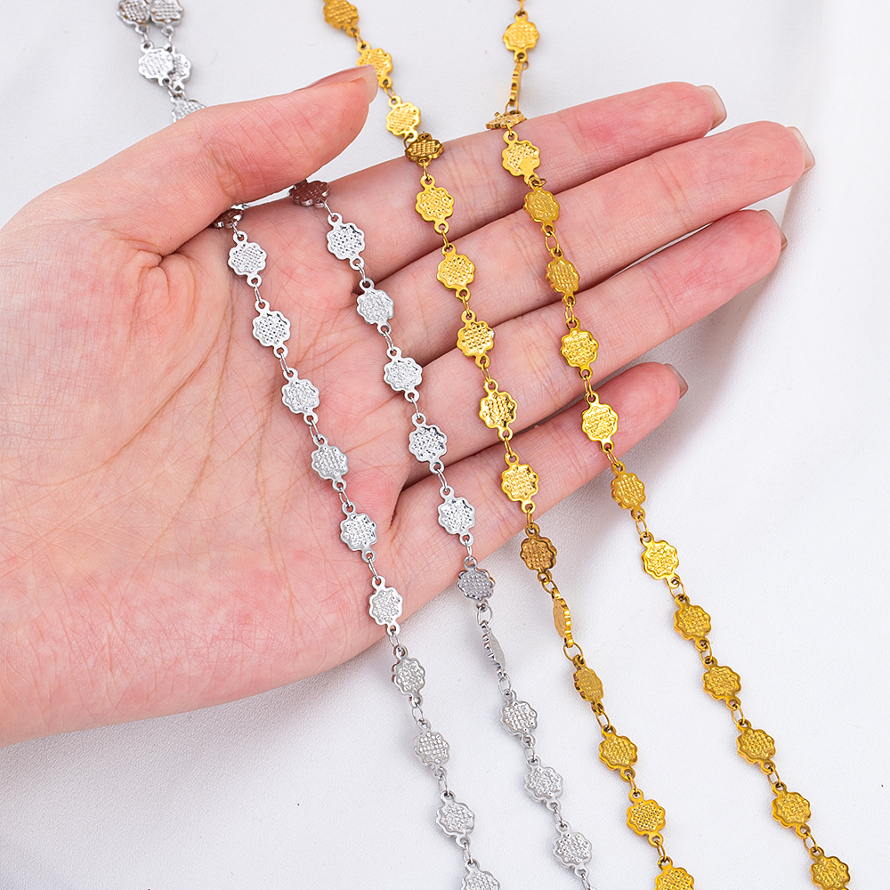 1meter Striped Flower Stainles - đánh giá và giá Body Jewelry For You