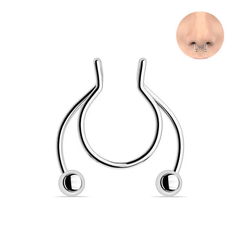 U Shaped Fake Nose Ring Hip Ho - đánh giá và giá Body Jewelry Septum