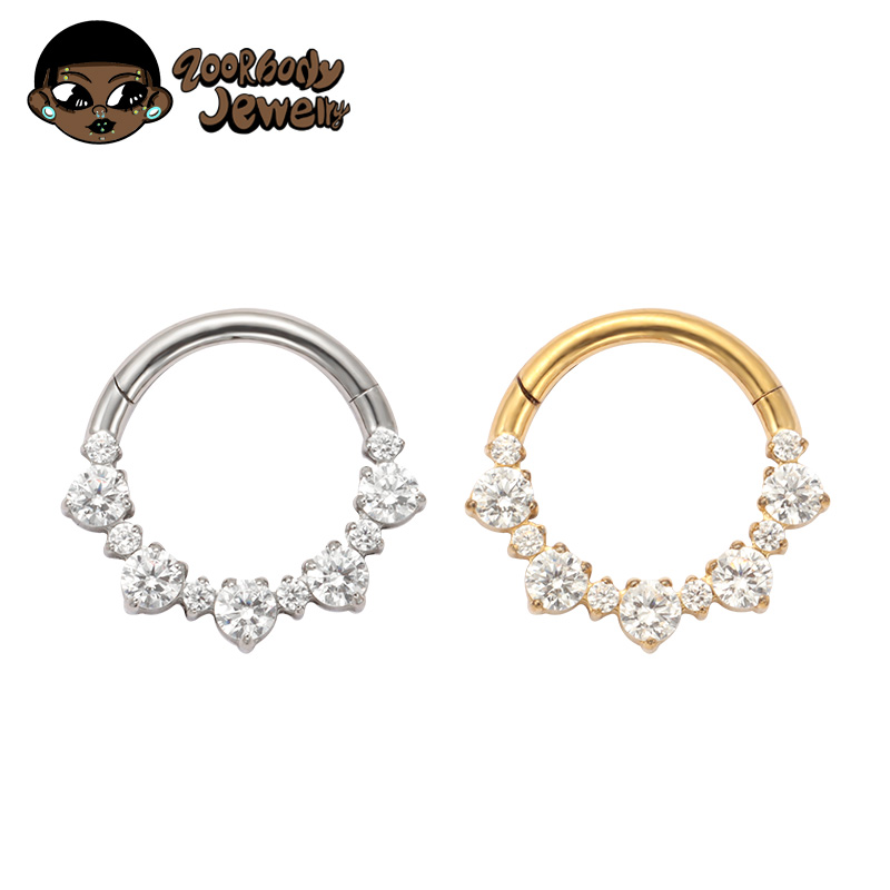 ASTM F136 TItanium Daith Click - đánh giá và giá Body Jewelry Septum
