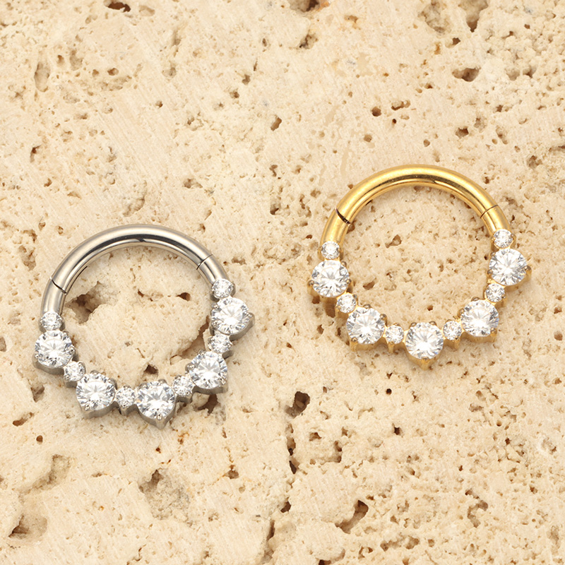 ASTM F136 TItanium Daith Click - đánh giá và giá Body Jewelry Septum