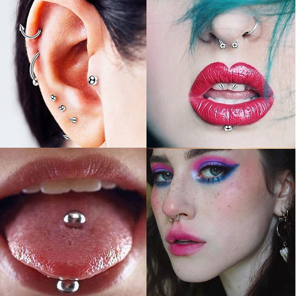 Stainless Steel Piercing Kit B - đánh giá và giá Body Jewelry Septum