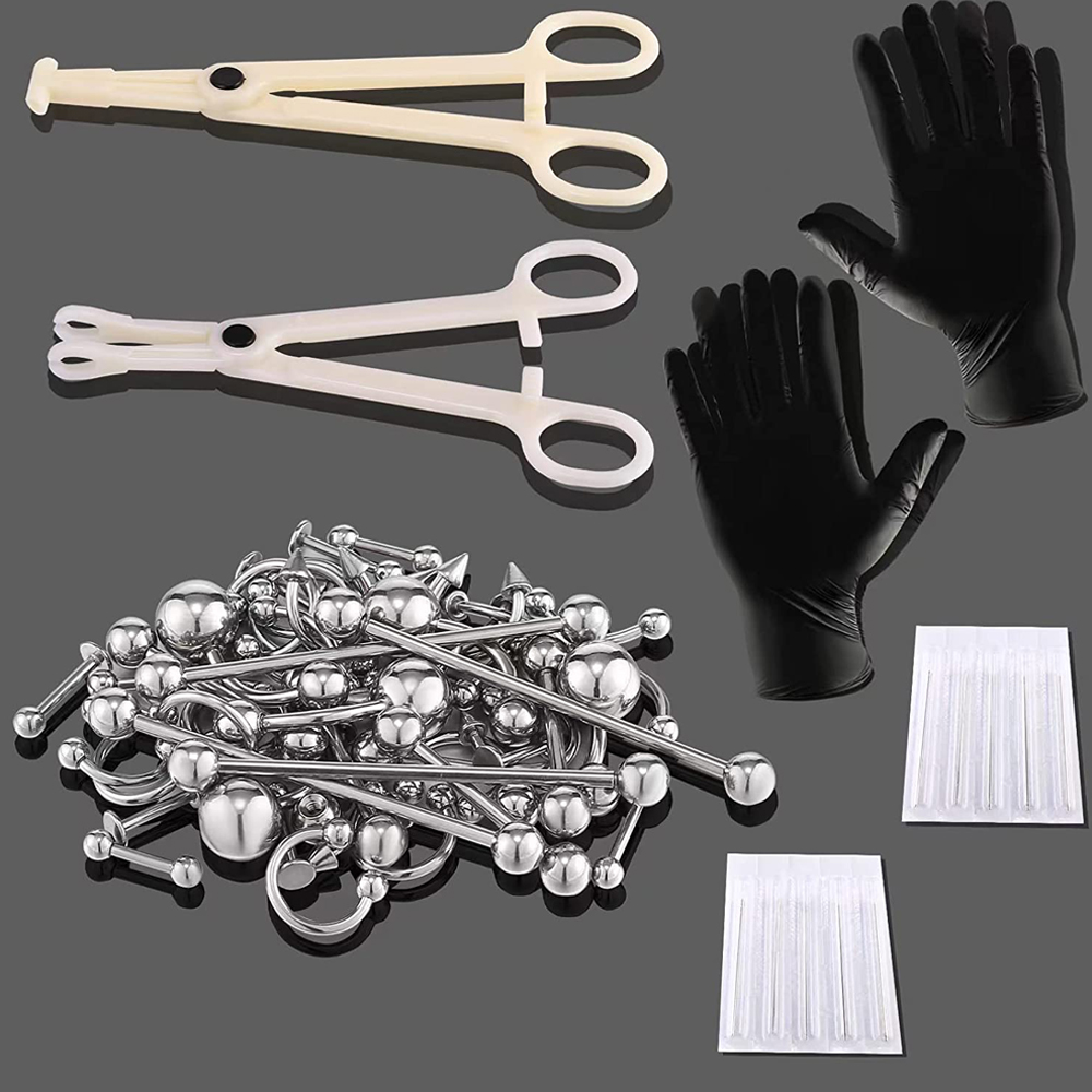 Stainless Steel Piercing Kit B - đánh giá và giá Body Jewelry Septum