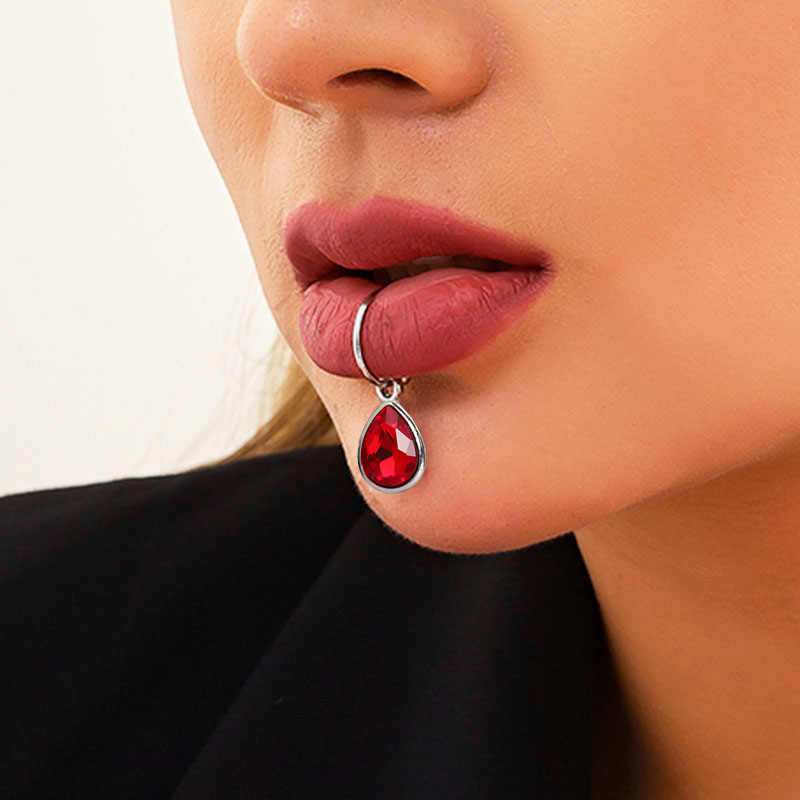 1Pc Fake Piercing Lip Clip Per - đánh giá và giá Body Jewelry Septum