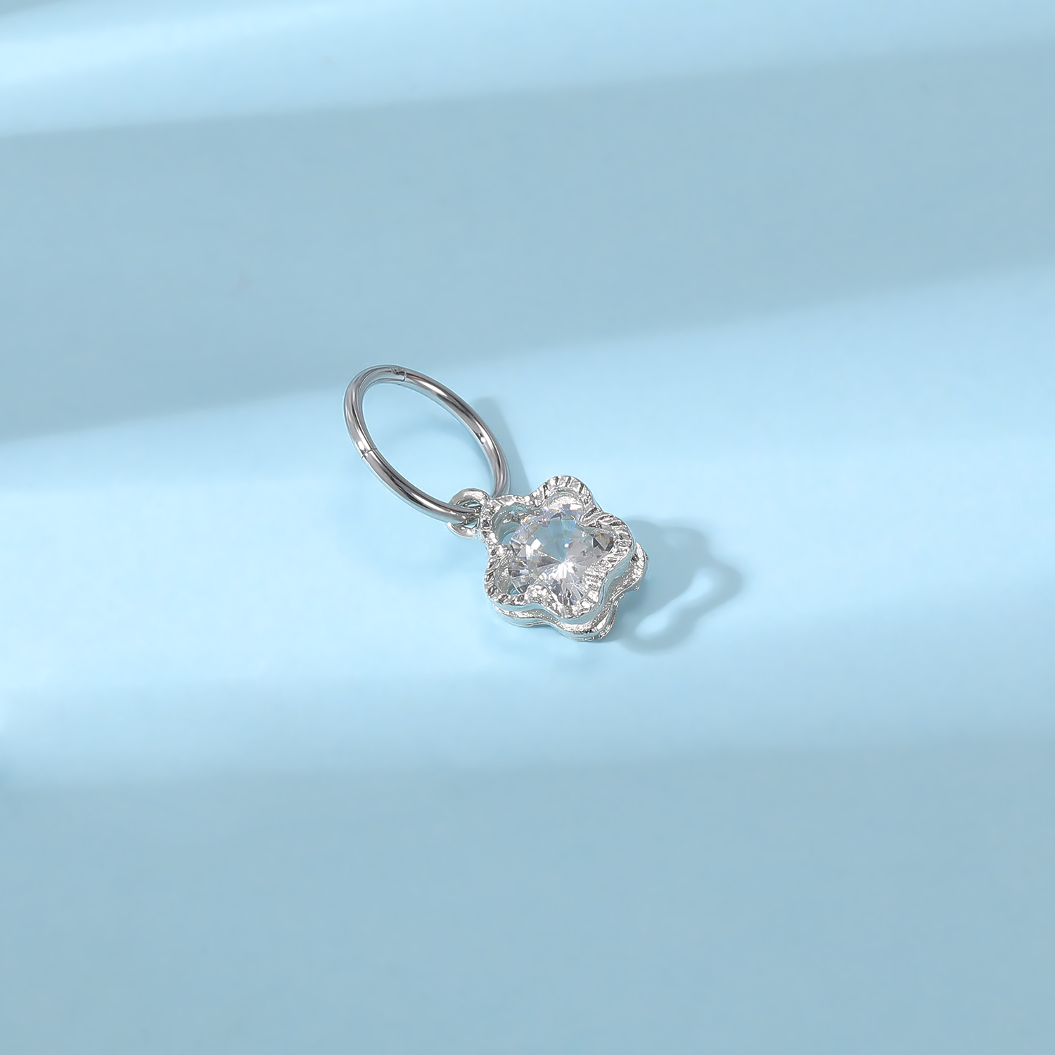 ZS 16G Gold Color Hoop Belly R - đánh giá và giá Body Jewelry Real Gold