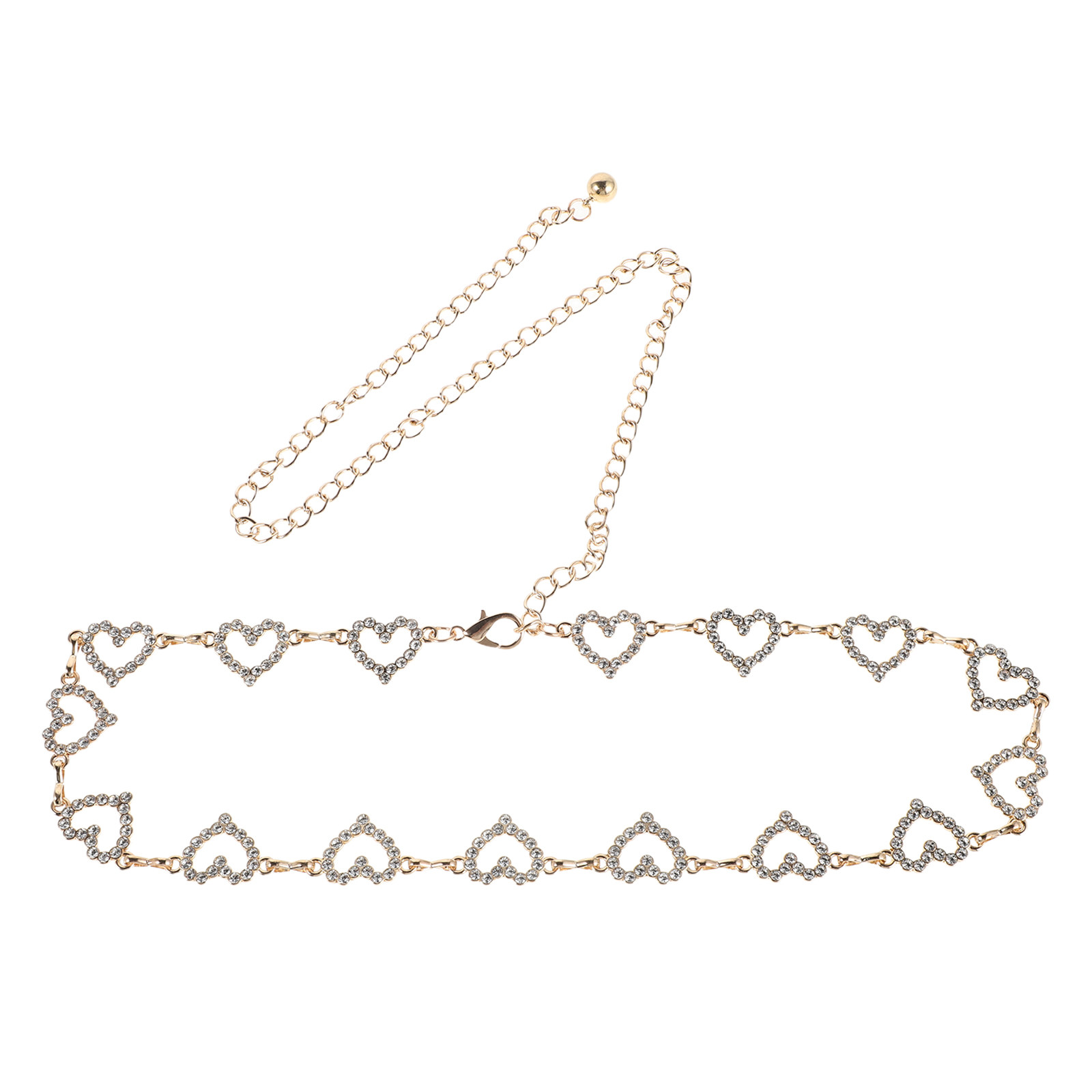 Women Heart Rhinestone Waist C - đánh giá và giá Body Jewelry For You