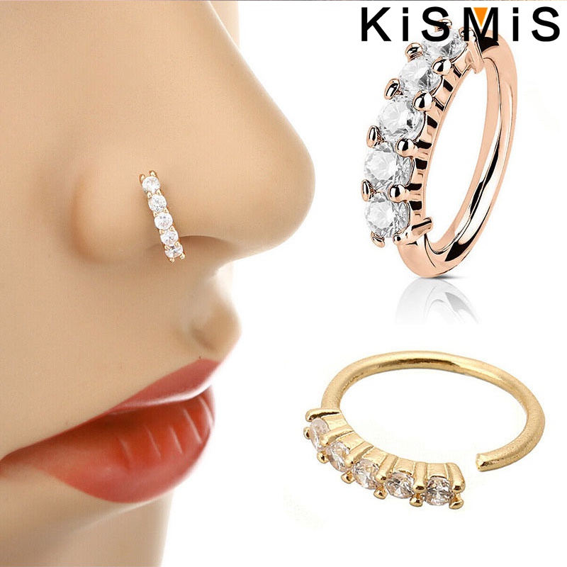 Hoop Nose Rings Small Hoop Ear - đánh giá và giá Body Jewelry Septum