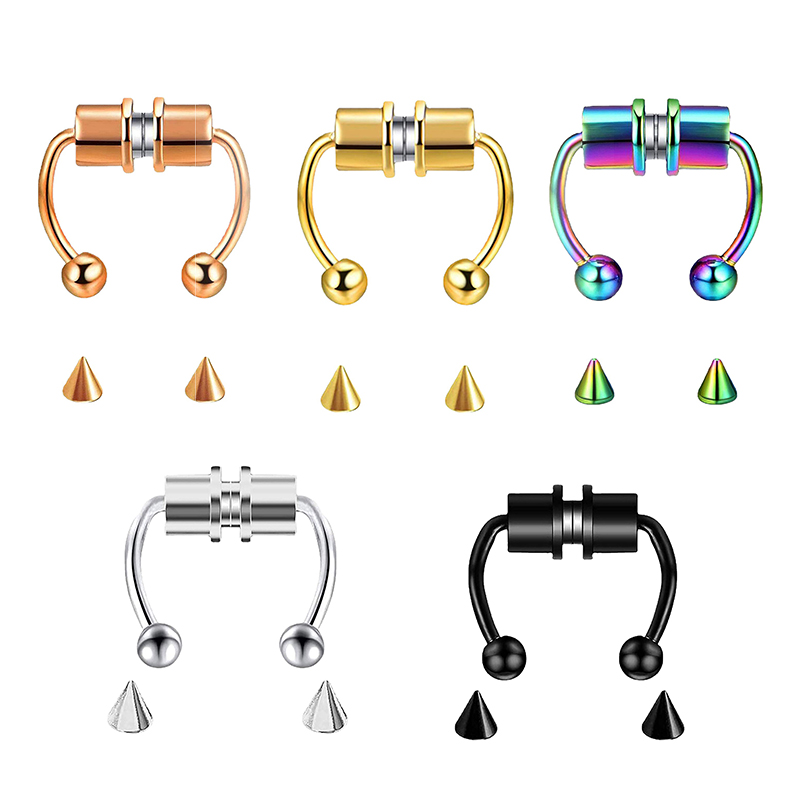 Women Fake Piercing Nose Ring  - đánh giá và giá Body Jewelry Septum