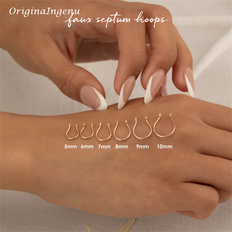 14K Gold Filled Fake Nose Ring - đánh giá và giá Body Jewelry Septum