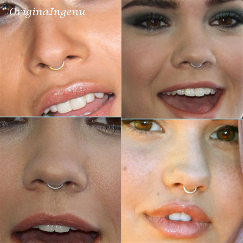 14K Gold Filled Fake Nose Ring - đánh giá và giá Body Jewelry Septum
