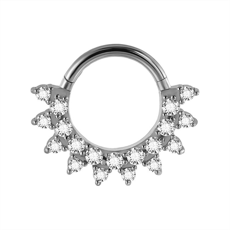 31BB Stylish Crystal Septum Ri - đánh giá và giá Body Jewelry Septum