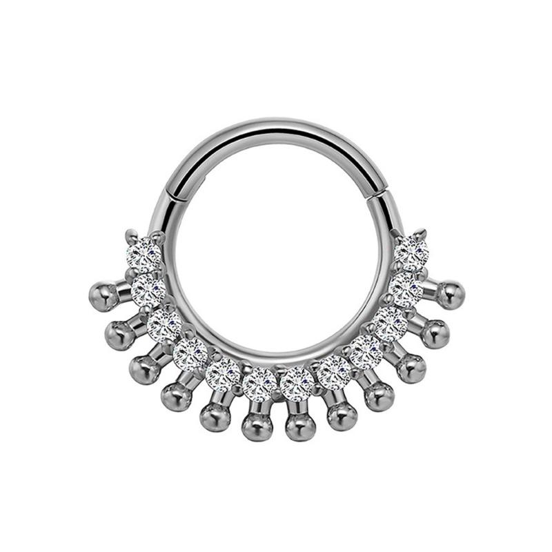 31BB Stylish Crystal Septum Ri - đánh giá và giá Body Jewelry Septum