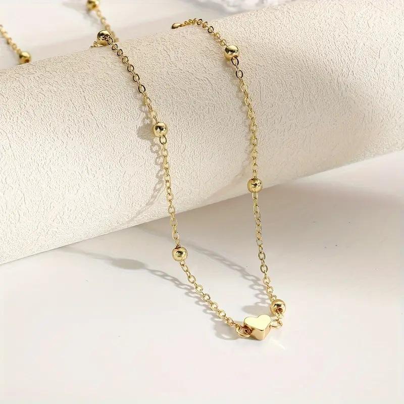 Girls Simple Heart Beaded Bell - đánh giá và giá Body Jewelry For You