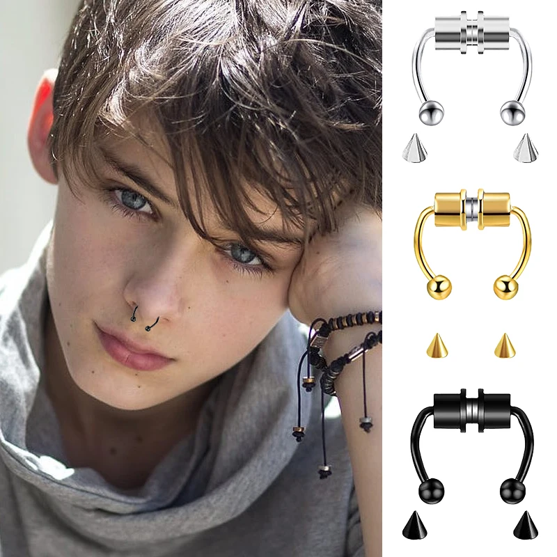 Fake Piercing Nose Ring Hoop S - đánh giá và giá Body Jewelry Septum