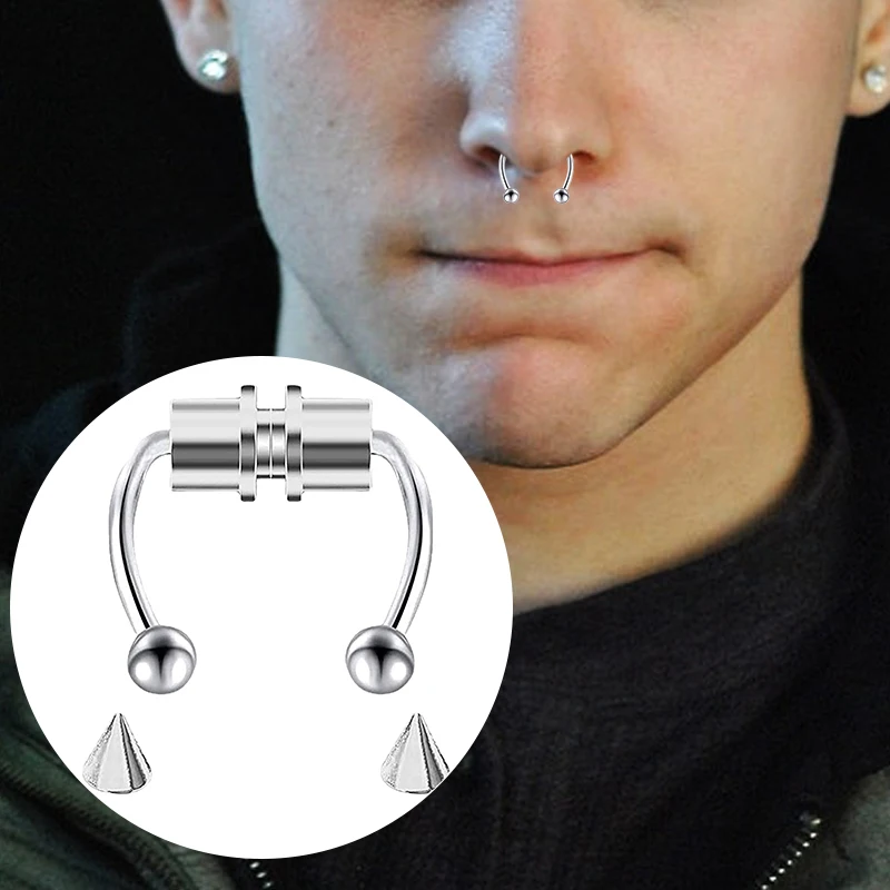 Fake Piercing Nose Ring Hoop S - đánh giá và giá Body Jewelry Septum
