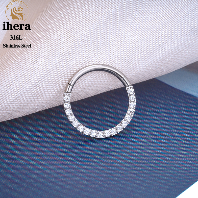 1/10PCS Stainless Steel Nose R - đánh giá và giá Body Jewelry Septum