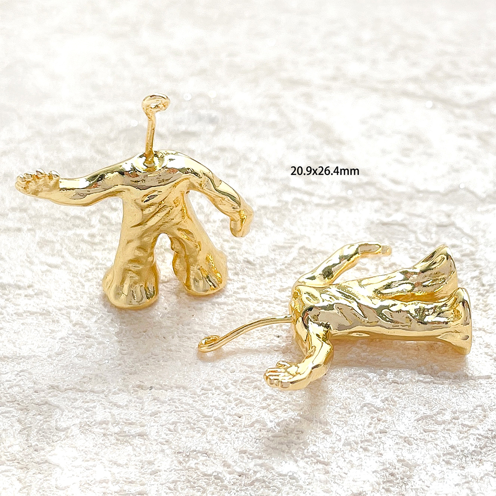 2 Pieces Copper Plated Real Go - đánh giá và giá Body Jewelry Real Gold