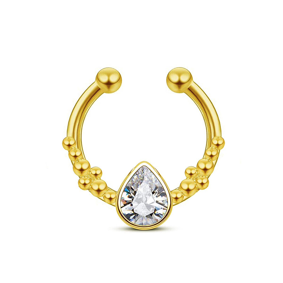 Stainless Steel Horseshoe Wate - đánh giá và giá Body Jewelry Septum
