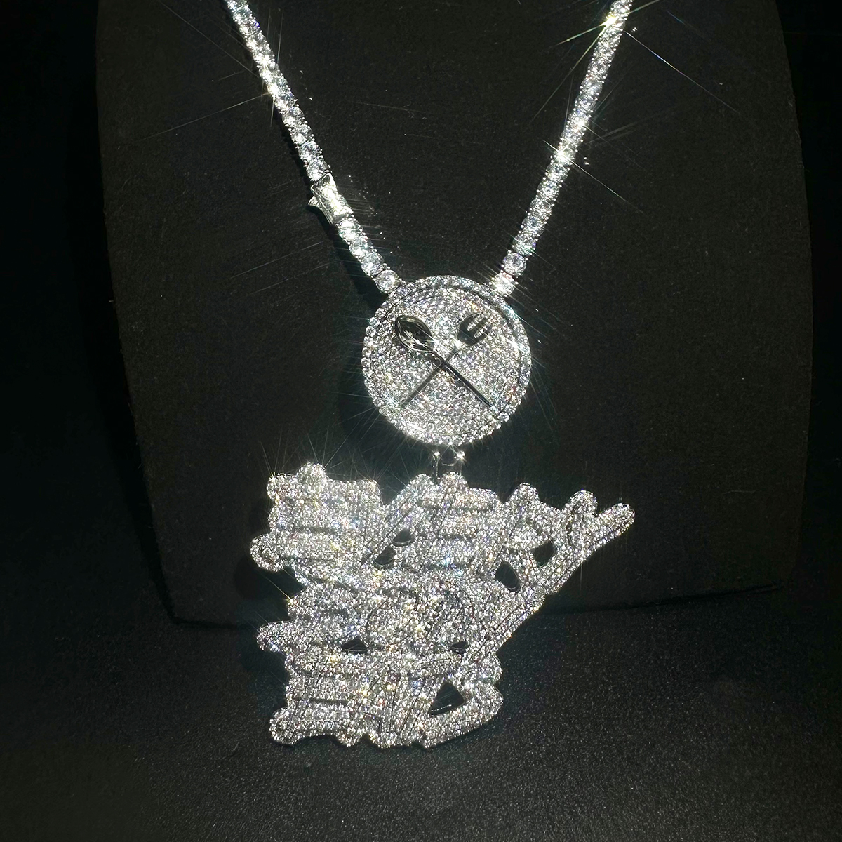 Aokaishen Iced Out Necklace Pe - đánh giá và giá Body Jewelry Real Gold